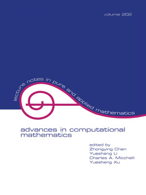cover image of Advances in Computational Mathematics